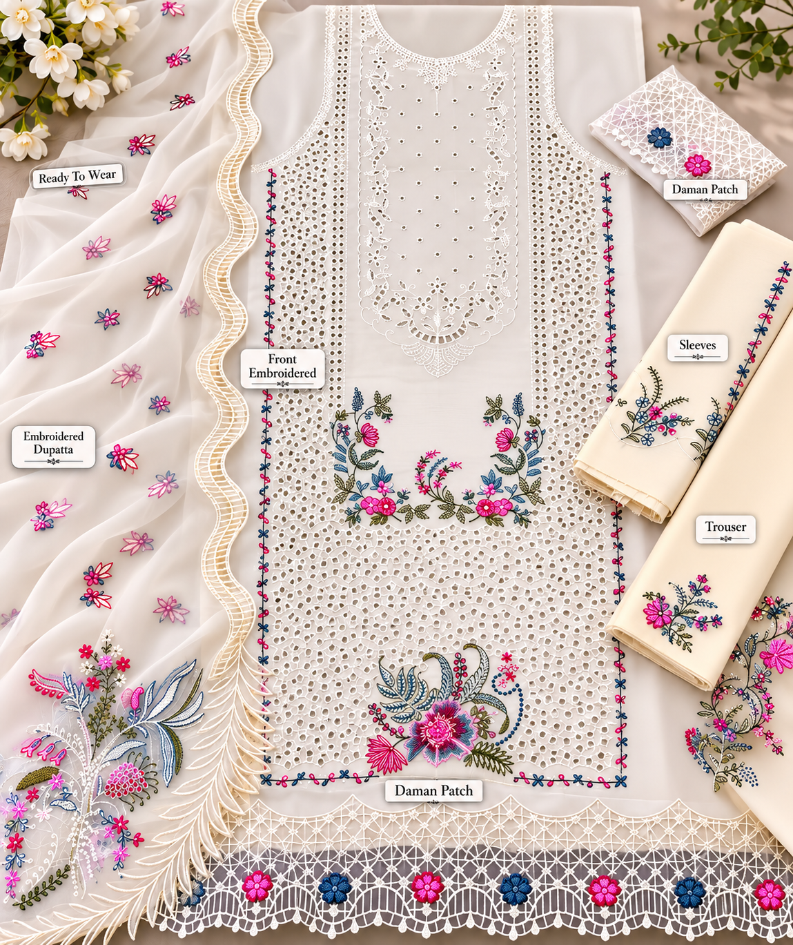 JAZMIN EMBROIDERED