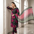 ZAVIYAH | Digital Printed Lawn 3pc | SL1455