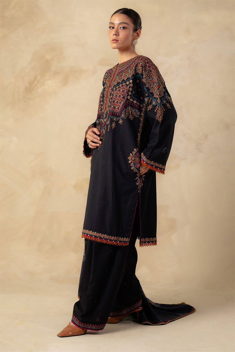 ZARA SHAHJAHAN EMBROIDERED LAWN 3pc (SL-1250)