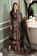 SATEEN-MARIA B-Heavy Embroidered Lawn Unstiched3pc SL-750